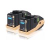 Epson S050608 pachet 2 cartuşe toner cyan