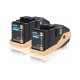 Epson S050608 pachet 2 cartuşe toner cyan