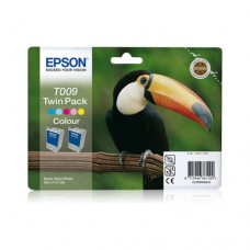 Epson T009 pachet două cartuşe cerneală color