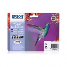 Epson T0807 pachet 6 cartuşe cerneală
