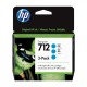 HP 712 pachet 3 cartuşe cerneală cyan 29ml