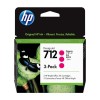 HP 712 pachet 3 cartuşe cerneală magenta 29ml