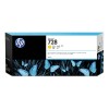 HP 728 cartuș cerneală galbenă 300ml