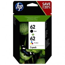 HP 62 pachet 2 cartuşe cerneală