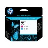 HP 72 cap de imprimare magenta şi cyan