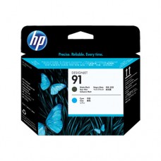 HP 91 cap de imprimare negru mat şi cyan
