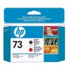 HP 73 cap de imprimare negru mat şi roşu cromatic