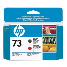 HP 73 cap de imprimare negru mat şi roşu cromatic