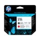 HP 771 cap de imprimare negru mat şi roşu cromatic