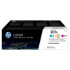 HP 201X pachet 3 cartuşe toner cyan/magenta/galben