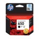 HP 650 cartuş cerneală neagră