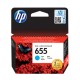HP 655 cartuş cerneală cyan