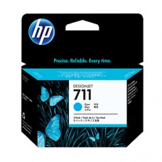 HP 711 pachet 3 cartuşe cerneală cyan 29ml