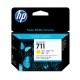 HP 711 pachet 3 cartuşe cerneală galbenă 29ml