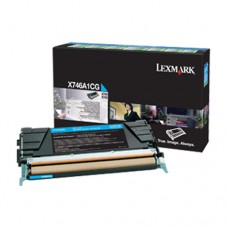 Lexmark X746A1CG cartuş toner cyan